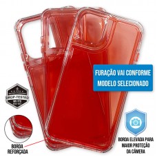 Capa Motorola Moto G04 - Clear Case Collection Light Red